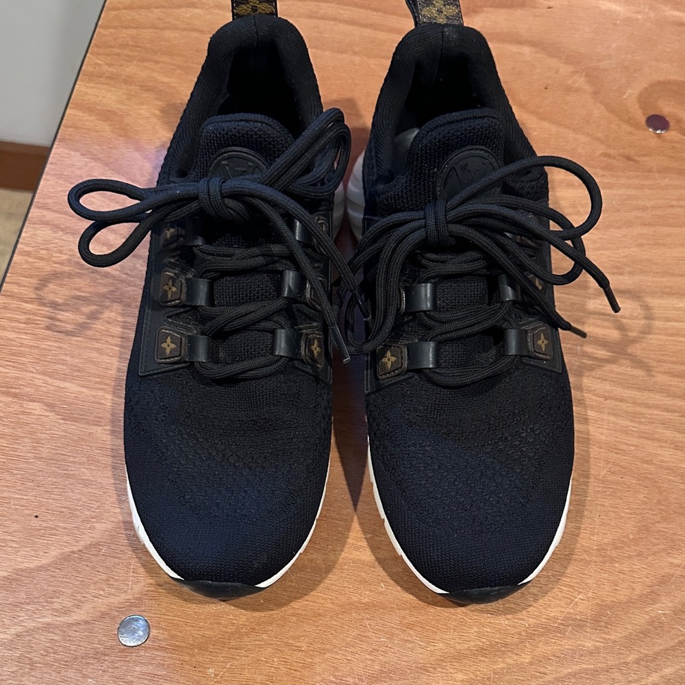 Louis Vuitton women’s black after game sneaker